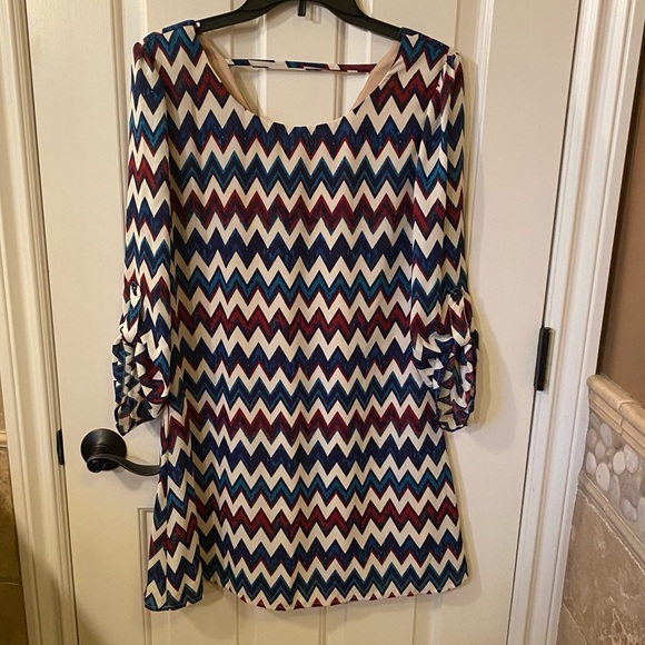 Speechless Dresses & Skirts - Double Lined Business Casual Striped Dress